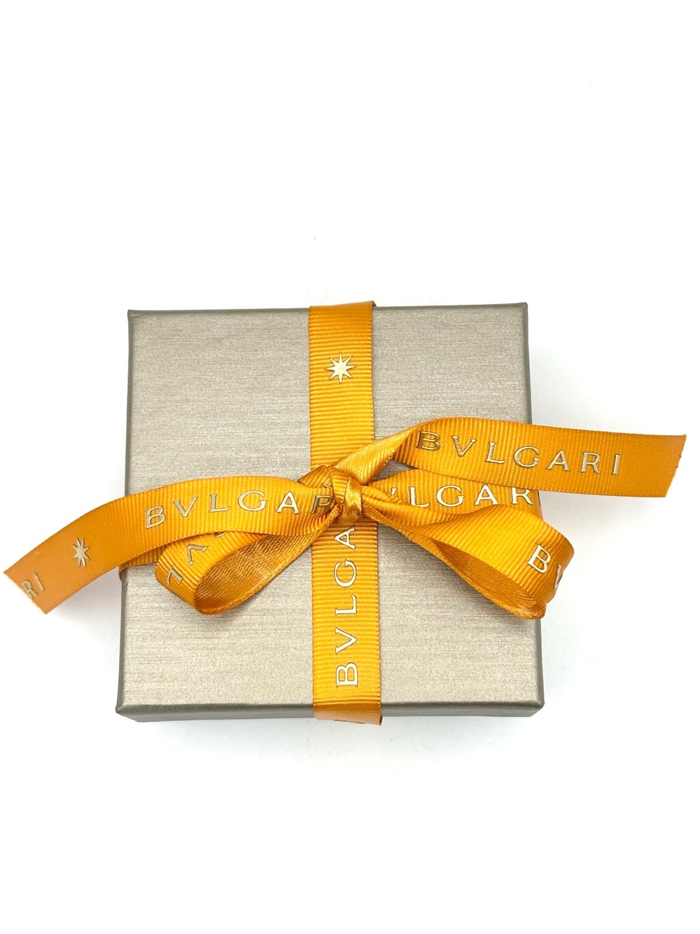Bvlgari Signature Luxury Gift Box w/ Ribbon - Empty